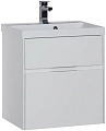 Тумба с раковиной Aquanet Латина 60 белый (1 ящик) 00212979 Тумба с раковиной Aquanet Латина 60 белый (1 ящик) 00212979