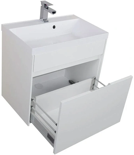 Тумба с раковиной Aquanet Латина 70 белый (1 ящик) 00212834 Тумба с раковиной Aquanet Латина 70 белый (1 ящик) 00212834