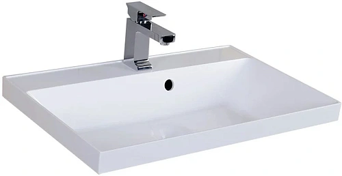 Тумба с раковиной Aquanet Латина 70 белый (1 ящик) 00212834 Тумба с раковиной Aquanet Латина 70 белый (1 ящик) 00212834