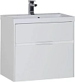 Тумба с раковиной Aquanet Латина 70 белый (2 ящика) 00212835 Тумба с раковиной Aquanet Латина 70 белый (2 ящика) 00212835