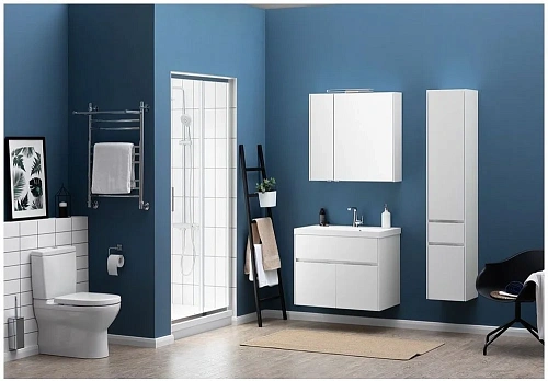 Тумба с раковиной Aquanet Латина 80 белый 00212836 Тумба с раковиной Aquanet Латина 80 белый 00212836