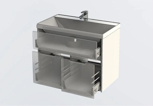 Тумба с раковиной Aquanet Латина 80 белый 00212836 Тумба с раковиной Aquanet Латина 80 белый 00212836