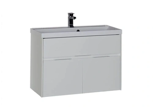 Тумба с раковиной Aquanet Латина 90 белый 00179449+00179396 Тумба с раковиной Aquanet Латина 90 белый 00179449+00179396