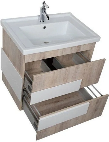 Тумба с раковиной Aquanet Мадейра 70 дуб кантри 00183070+00182323 Тумба с раковиной Aquanet Мадейра 70 дуб кантри 00183070+00182323