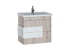 Тумба с раковиной Aquanet Мадейра 70 дуб кантри 00183070+00182323