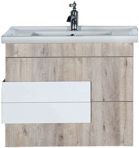 Тумба с раковиной Aquanet Мадейра 80 дуб кантри 00183071+00182324 Тумба с раковиной Aquanet Мадейра 80 дуб кантри 00183071+00182324