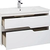 Тумба с раковиной Aquanet Модена 100 белый 00212664 Тумба с раковиной Aquanet Модена 100 белый 00212664