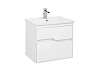 Тумба с раковиной Aquanet Модена 65 белый 00198485 + 00182318 Тумба с раковиной Aquanet Модена 65 белый 00198485 + 00182318