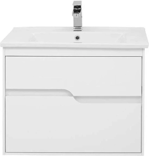 Тумба с раковиной Aquanet Модена 75 белый 00198486 + 00182319 Тумба с раковиной Aquanet Модена 75 белый 00198486 + 00182319