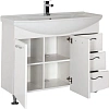 Тумба с раковиной Aquanet Моника 105 белый 00186772+00184263 Тумба с раковиной Aquanet Моника 105 белый 00186772+00184263