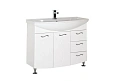 Тумба с раковиной Aquanet Моника 105 белый 00186772+00184263 Тумба с раковиной Aquanet Моника 105 белый 00186772+00184263