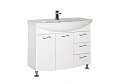 Тумба с раковиной Aquanet Моника 105 белый 00186772+00184263 Тумба с раковиной Aquanet Моника 105 белый 00186772+00184263