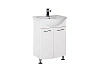 Тумба с раковиной Aquanet Моника 60 белый 00186769+00183022
