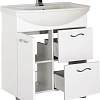 Тумба с раковиной Aquanet Моника 75 белый 00186770+00185345 Тумба с раковиной Aquanet Моника 75 белый 00186770+00185345