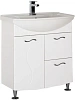 Тумба с раковиной Aquanet Моника 75 белый 00186770+00185345