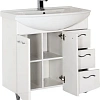 Тумба с раковиной Aquanet Моника 85 белый 00186771+00185346 Тумба с раковиной Aquanet Моника 85 белый 00186771+00185346
