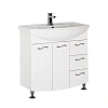 Тумба с раковиной Aquanet Моника 85 белый 00186771+00185346 Тумба с раковиной Aquanet Моника 85 белый 00186771+00185346