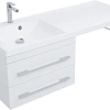 Тумба с раковиной Aquanet Нота 120 L белый 00171483 + 00239565 Тумба с раковиной Aquanet Нота 120 L белый 00171483 + 00239565