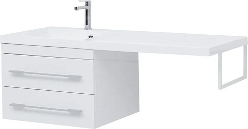 Тумба с раковиной Aquanet Нота 120 L белый 00171483 + 00239565 Тумба с раковиной Aquanet Нота 120 L белый 00171483 + 00239565