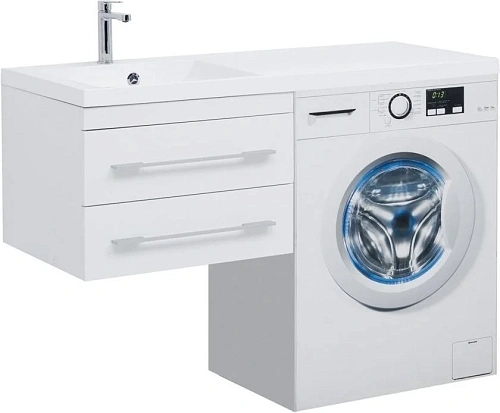 Тумба с раковиной Aquanet Нота 120 L белый 00171483 + 00239565 Тумба с раковиной Aquanet Нота 120 L белый 00171483 + 00239565