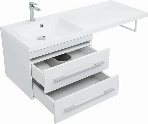 Тумба с раковиной Aquanet Нота 120 L белый 00240160 Тумба с раковиной Aquanet Нота 120 L белый 00240160