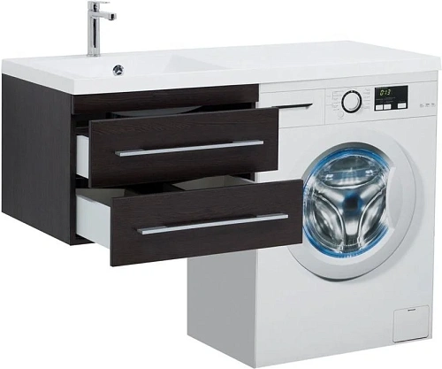 Тумба с раковиной Aquanet Нота 120 L венге 00171484 + 00239565 Тумба с раковиной Aquanet Нота 120 L венге 00171484 + 00239565