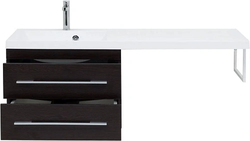 Тумба с раковиной Aquanet Нота 120 L венге 00171484 + 00239565 Тумба с раковиной Aquanet Нота 120 L венге 00171484 + 00239565