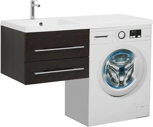 Тумба с раковиной Aquanet Нота 120 L венге 00171484 + 00239565 Тумба с раковиной Aquanet Нота 120 L венге 00171484 + 00239565