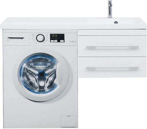 Тумба с раковиной Aquanet Нота 120 R белый 00171483 + 00239568 Тумба с раковиной Aquanet Нота 120 R белый 00171483 + 00239568