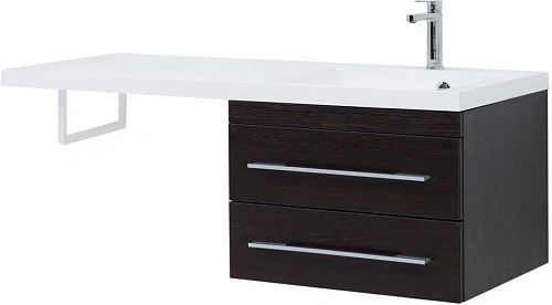 Тумба с раковиной Aquanet Нота 120 R венге 00171484 + 00239568 Тумба с раковиной Aquanet Нота 120 R венге 00171484 + 00239568