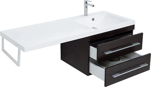 Тумба с раковиной Aquanet Нота 120 R венге 00171484 + 00239568 Тумба с раковиной Aquanet Нота 120 R венге 00171484 + 00239568