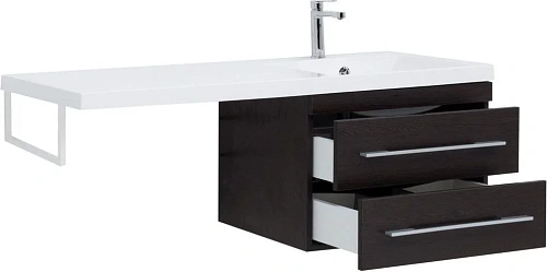 Тумба с раковиной Aquanet Нота 120 R венге 00171484 + 00239568 Тумба с раковиной Aquanet Нота 120 R венге 00171484 + 00239568