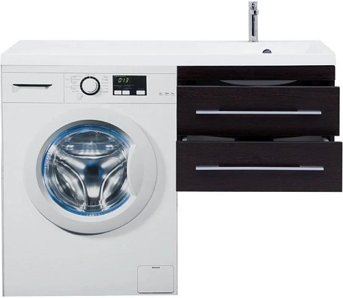 Тумба с раковиной Aquanet Нота 120 R венге 00171484 + 00239568 Тумба с раковиной Aquanet Нота 120 R венге 00171484 + 00239568