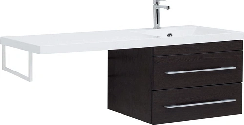 Тумба с раковиной Aquanet Нота 120 R венге 00171484 + 00239568 Тумба с раковиной Aquanet Нота 120 R венге 00171484 + 00239568