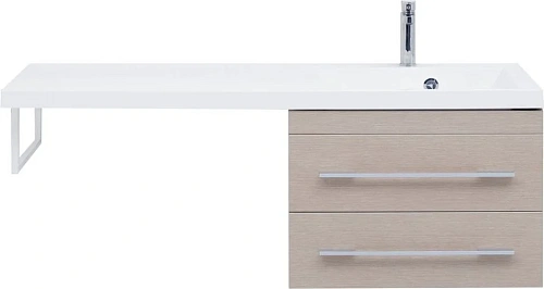 Тумба с раковиной Aquanet Нота 120 R светлый дуб 00171485 + 00239568 Тумба с раковиной Aquanet Нота 120 R светлый дуб 00171485 + 00239568