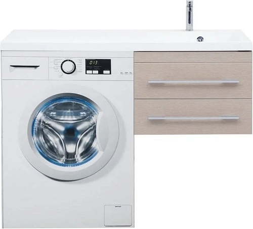 Тумба с раковиной Aquanet Нота 120 R светлый дуб 00171485 + 00239568 Тумба с раковиной Aquanet Нота 120 R светлый дуб 00171485 + 00239568