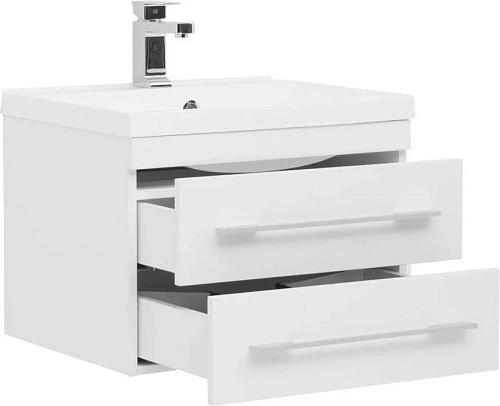 Тумба с раковиной Aquanet Нота 58 белый 00287706 Тумба с раковиной Aquanet Нота 58 белый 00287706
