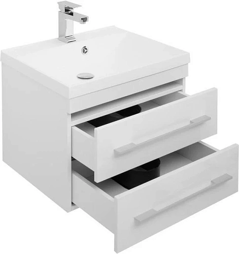 Тумба с раковиной Aquanet Нота 58 белый 00287706 Тумба с раковиной Aquanet Нота 58 белый 00287706