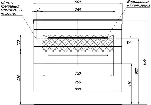 Тумба с раковиной Aquanet Нота 90 белый 00287708 Тумба с раковиной Aquanet Нота 90 белый 00287708