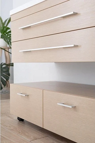 Тумба с раковиной Aquanet Нота NEW 100 светлый дуб 00171497 + 00204096 Тумба с раковиной Aquanet Нота NEW 100 светлый дуб 00171497 + 00204096