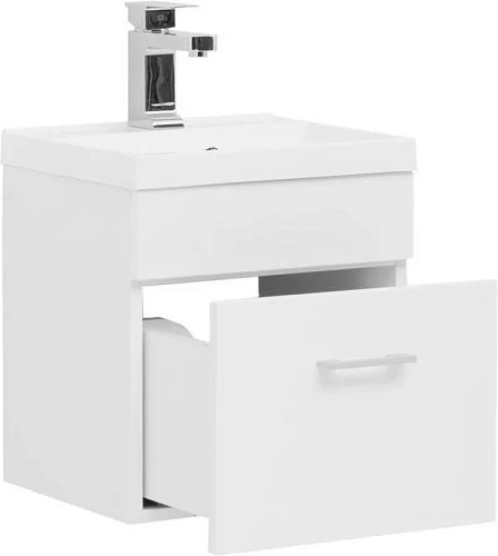 Тумба с раковиной Aquanet Нота NEW 40 белый 00159137 + 00204094 Тумба с раковиной Aquanet Нота NEW 40 белый 00159137 + 00204094