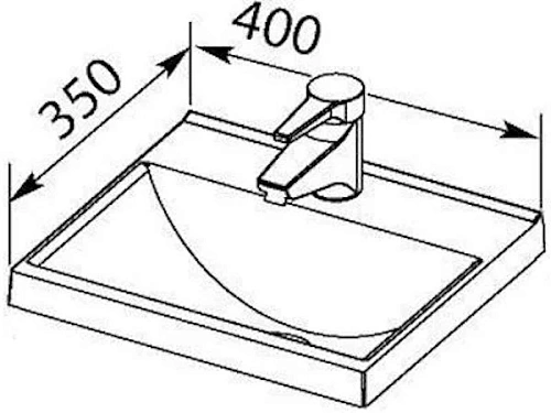 Тумба с раковиной Aquanet Нота NEW 40 белый 00213023 Тумба с раковиной Aquanet Нота NEW 40 белый 00213023