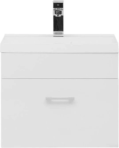 Тумба с раковиной Aquanet Нота NEW 50 белый 00159138 + 00204095 Тумба с раковиной Aquanet Нота NEW 50 белый 00159138 + 00204095