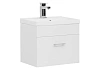 Тумба с раковиной Aquanet Нота NEW 50 белый 00159138 + 00204095