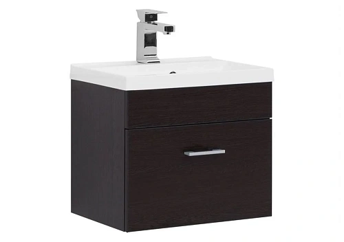 Тумба с раковиной Aquanet Нота NEW 50 венге 00159093 + 00204095 Тумба с раковиной Aquanet Нота NEW 50 венге 00159093 + 00204095