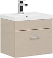 Тумба с раковиной Aquanet Нота NEW 50 светлый дуб 00159092 + 00204095 Тумба с раковиной Aquanet Нота NEW 50 светлый дуб 00159092 + 00204095