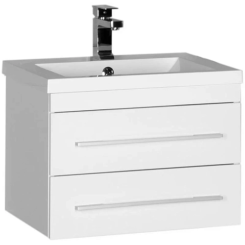 Тумба с раковиной Aquanet Нота NEW 58 белый 00212800 Тумба с раковиной Aquanet Нота NEW 58 белый 00212800