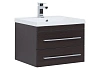 Тумба с раковиной Aquanet Нота NEW 58 венге 00171484 + 00204117