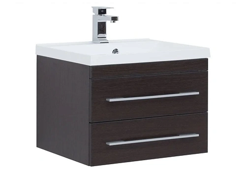 Тумба с раковиной Aquanet Нота NEW 58 венге 00171484 + 00204117 Тумба с раковиной Aquanet Нота NEW 58 венге 00171484 + 00204117