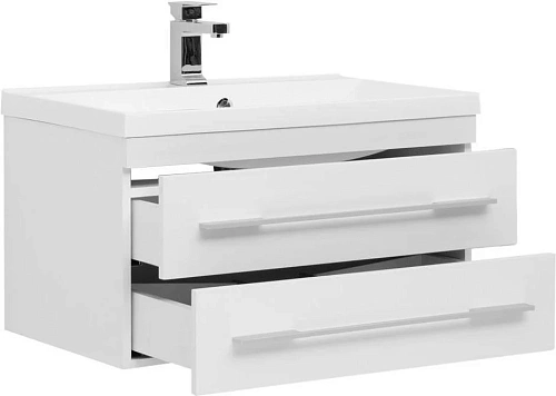 Тумба с раковиной Aquanet Нота NEW 75 белый 00171487 + 00204118 Тумба с раковиной Aquanet Нота NEW 75 белый 00171487 + 00204118
